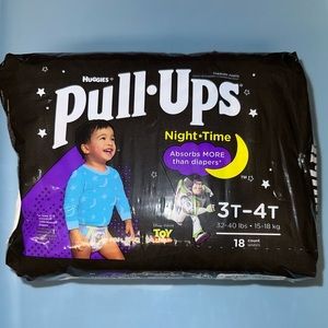 Pull ups overnight 3T-4T